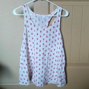 Canyon River BluesCream w/ red and blue designed blouse size M